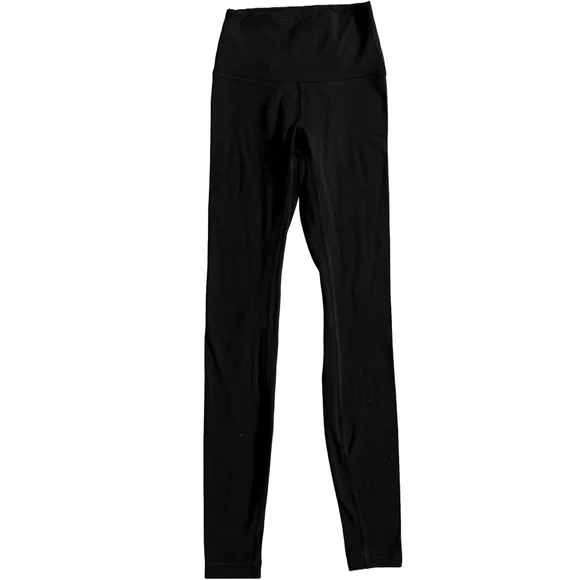 LULULEMON / VANCOUVER CANUCKS / NHL BLACK HIGH WAISTED WUNDER UNDER LEGGINGS - Picture 2 of 9